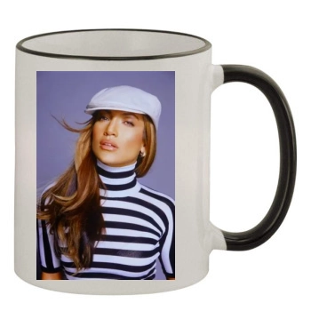 Jennifer Lopez 11oz Colored Rim & Handle Mug