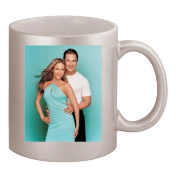 Jennifer Lopez 11oz Metallic Silver Mug