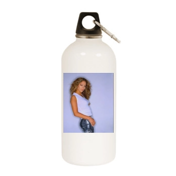 Jennifer Lopez White Water Bottle With Carabiner