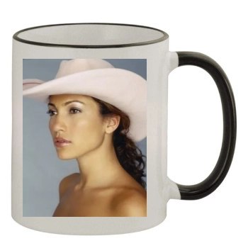 Jennifer Lopez 11oz Colored Rim & Handle Mug