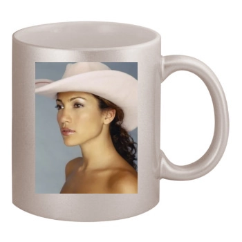 Jennifer Lopez 11oz Metallic Silver Mug