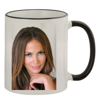 Jennifer Lopez 11oz Colored Rim & Handle Mug