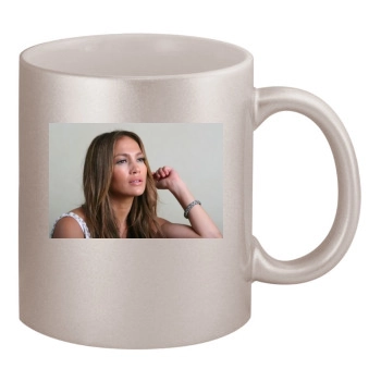 Jennifer Lopez 11oz Metallic Silver Mug