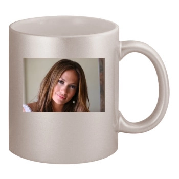 Jennifer Lopez 11oz Metallic Silver Mug