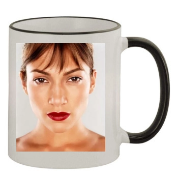 Jennifer Lopez 11oz Colored Rim & Handle Mug