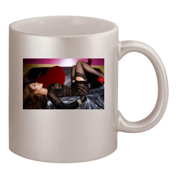 Jennifer Lopez 11oz Metallic Silver Mug