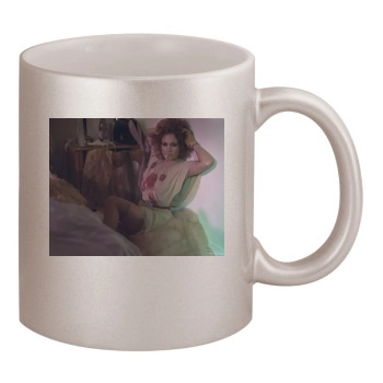 Jennifer Lopez 11oz Metallic Silver Mug