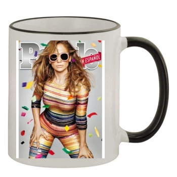 Jennifer Lopez 11oz Colored Rim & Handle Mug