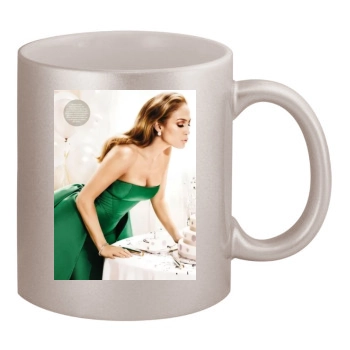 Jennifer Lopez 11oz Metallic Silver Mug