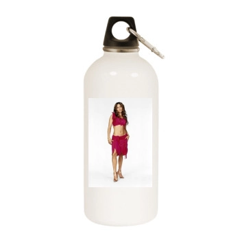 Jennifer Lopez White Water Bottle With Carabiner