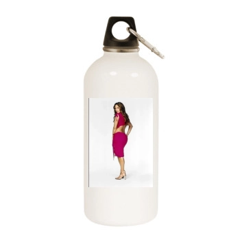 Jennifer Lopez White Water Bottle With Carabiner