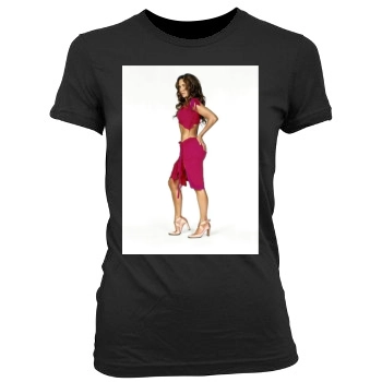 Jennifer Lopez Women's Junior Cut Crewneck T-Shirt