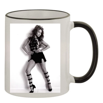 Jennifer Lopez 11oz Colored Rim & Handle Mug