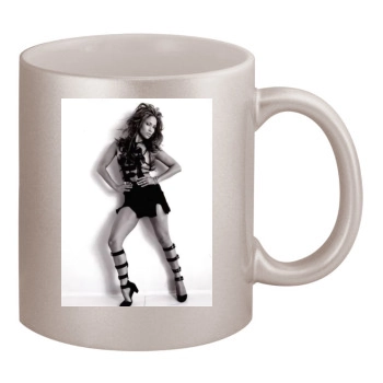 Jennifer Lopez 11oz Metallic Silver Mug