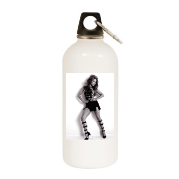 Jennifer Lopez White Water Bottle With Carabiner