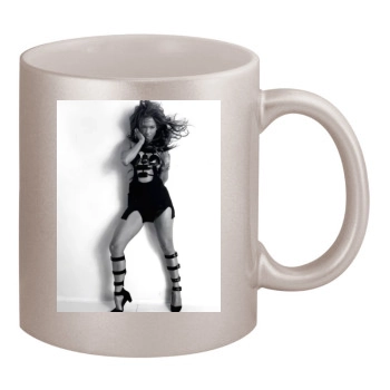 Jennifer Lopez 11oz Metallic Silver Mug