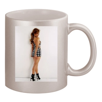 Jennifer Lopez 11oz Metallic Silver Mug