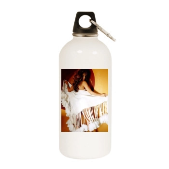 Jennifer Lopez White Water Bottle With Carabiner