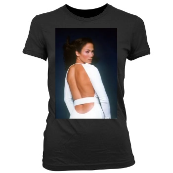 Jennifer Lopez Women's Junior Cut Crewneck T-Shirt