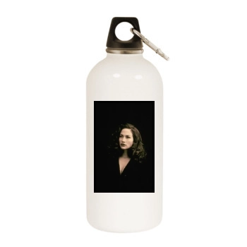 Jennifer Lopez White Water Bottle With Carabiner