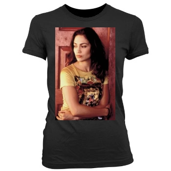 Jennifer Lopez Women's Junior Cut Crewneck T-Shirt