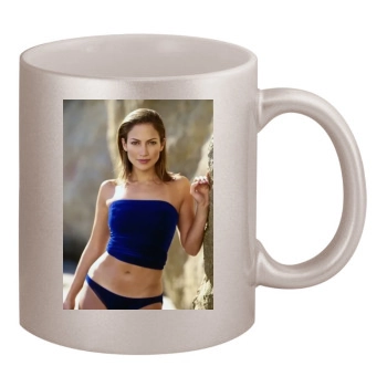 Jennifer Lopez 11oz Metallic Silver Mug