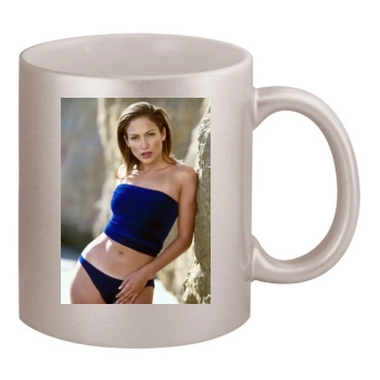 Jennifer Lopez 11oz Metallic Silver Mug