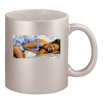 Jennifer Lopez 11oz Metallic Silver Mug