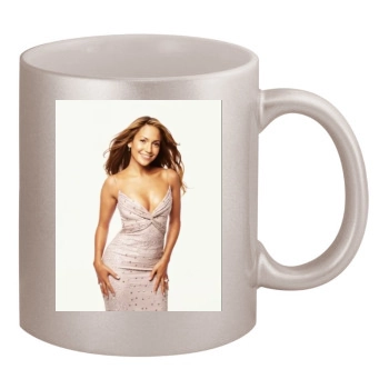 Jennifer Lopez 11oz Metallic Silver Mug