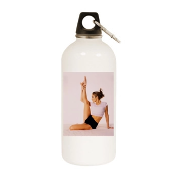 Jennifer Lopez White Water Bottle With Carabiner