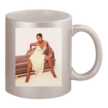 Jennifer Lopez 11oz Metallic Silver Mug