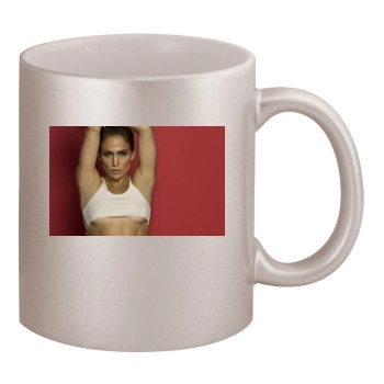 Jennifer Lopez 11oz Metallic Silver Mug