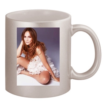 Jennifer Lopez 11oz Metallic Silver Mug