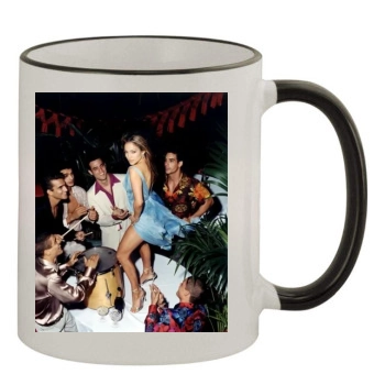 Jennifer Lopez 11oz Colored Rim & Handle Mug