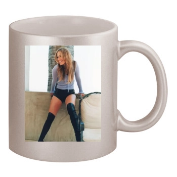 Jennifer Lopez 11oz Metallic Silver Mug