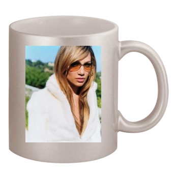 Jennifer Lopez 11oz Metallic Silver Mug