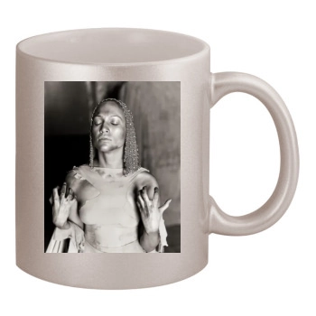 Jennifer Lopez 11oz Metallic Silver Mug