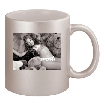 Jennifer Lopez 11oz Metallic Silver Mug