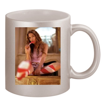 Jennifer Lopez 11oz Metallic Silver Mug