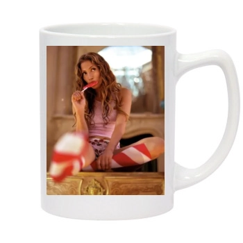 Jennifer Lopez 14oz White Statesman Mug