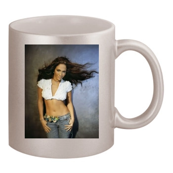 Jennifer Lopez 11oz Metallic Silver Mug