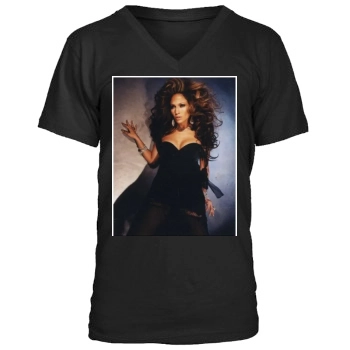 Jennifer Lopez Men's V-Neck T-Shirt