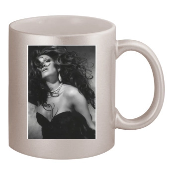 Jennifer Lopez 11oz Metallic Silver Mug