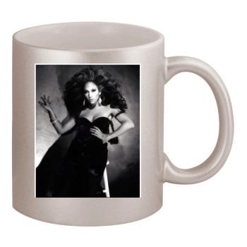 Jennifer Lopez 11oz Metallic Silver Mug