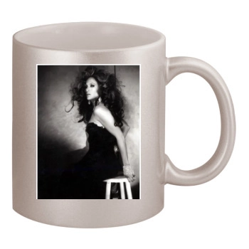 Jennifer Lopez 11oz Metallic Silver Mug