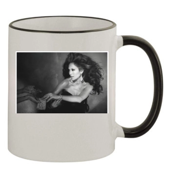 Jennifer Lopez 11oz Colored Rim & Handle Mug