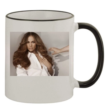 Jennifer Lopez 11oz Colored Rim & Handle Mug