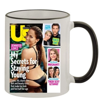 Jennifer Lopez 11oz Colored Rim & Handle Mug