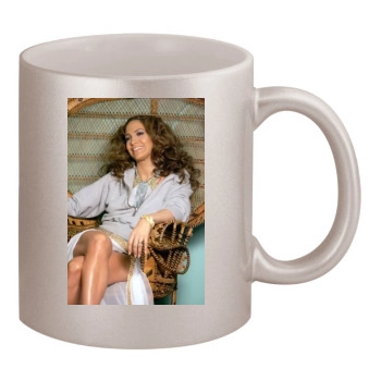 Jennifer Lopez 11oz Metallic Silver Mug