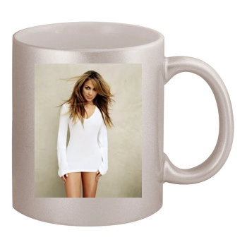 Jennifer Lopez 11oz Metallic Silver Mug